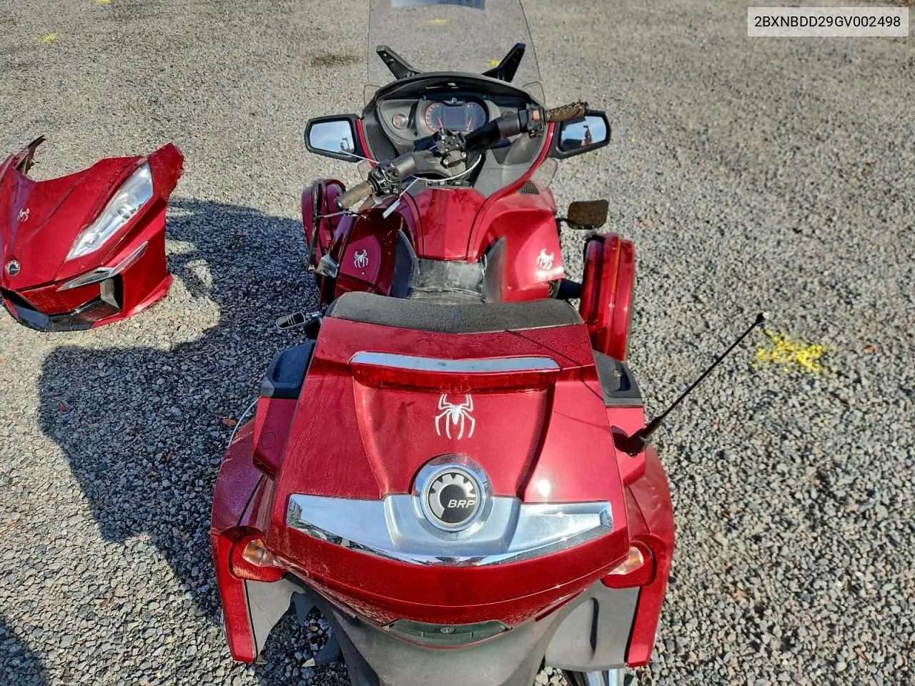2BXNBDD29GV002498 2016 Can-Am Spyder Roadster Rt