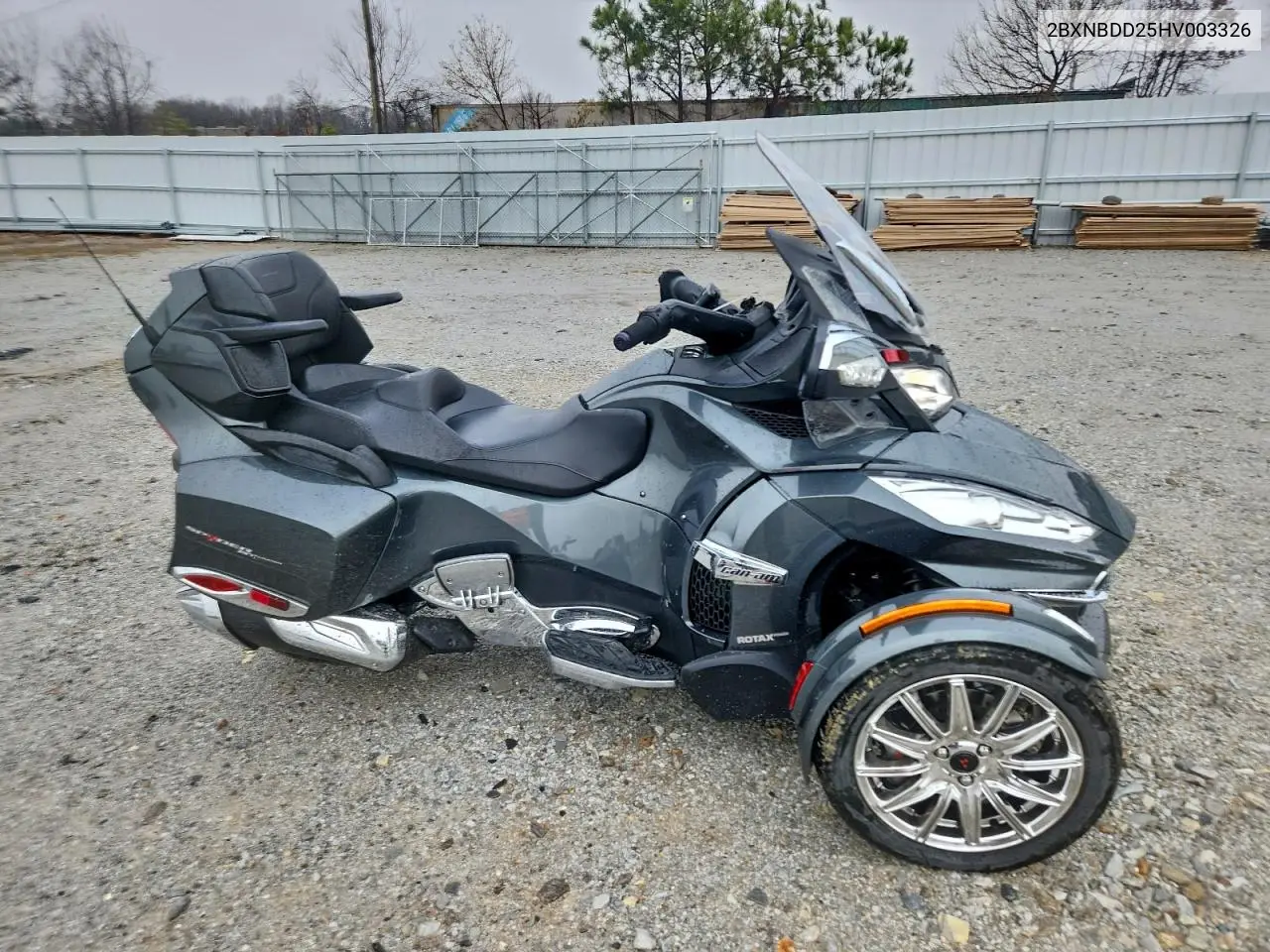 2BXNBDD25HV003326 2017 Can-Am Spyder Roadster Rt