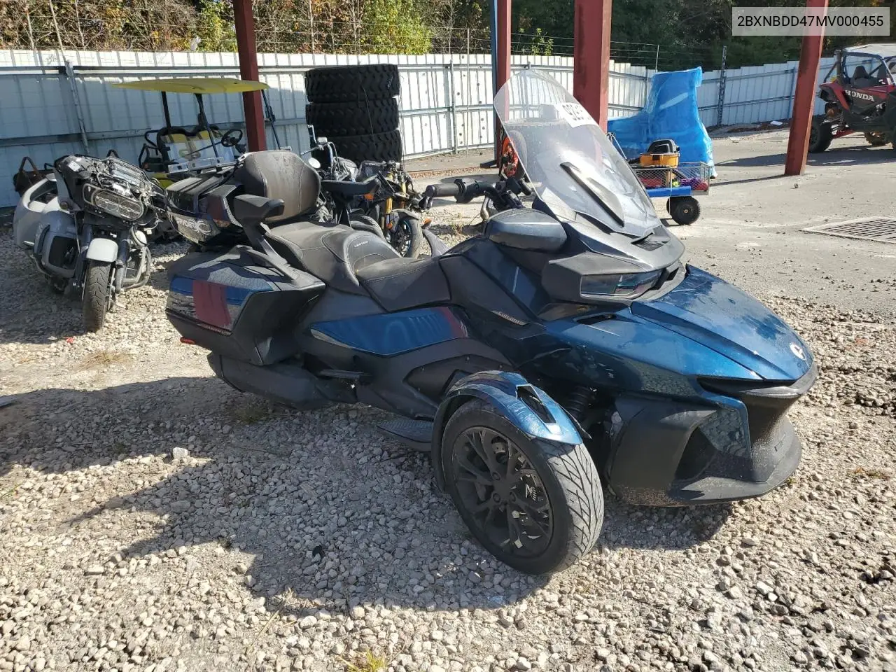 2BXNBDD47MV000455 2021 Can-Am Spyder Roadster Rt