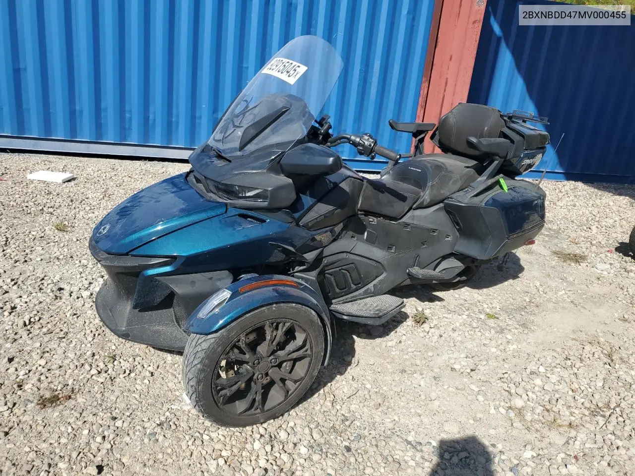2BXNBDD47MV000455 2021 Can-Am Spyder Roadster Rt