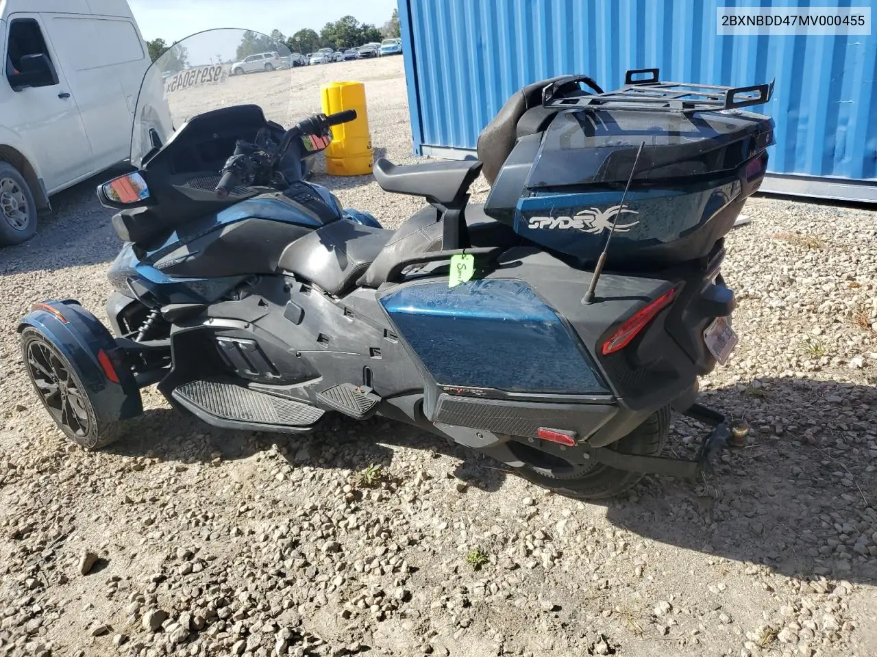 2BXNBDD47MV000455 2021 Can-Am Spyder Roadster Rt
