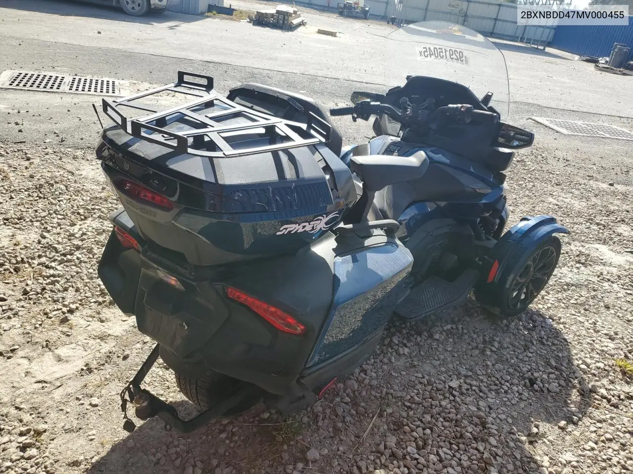 2BXNBDD47MV000455 2021 Can-Am Spyder Roadster Rt