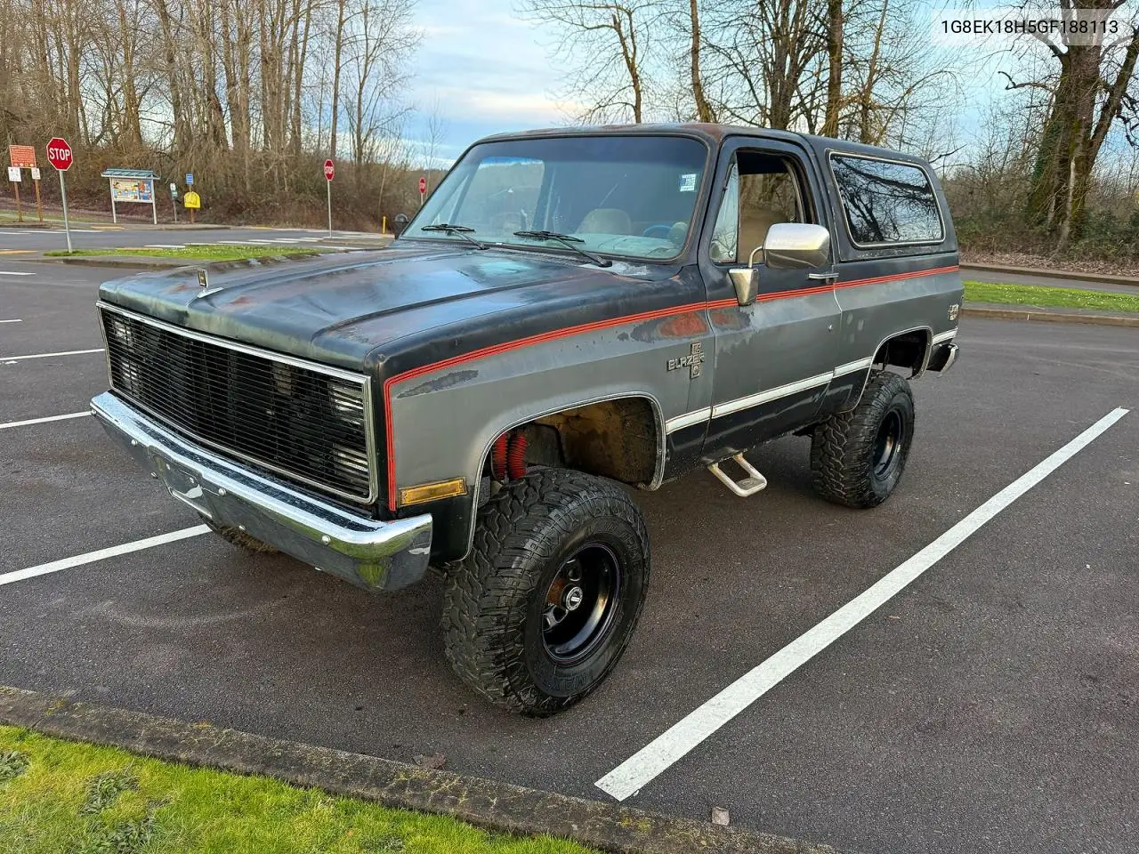 1986 Chevrolet Blazer K10 VIN: 1G8EK18H5GF188113 Lot: 48020296