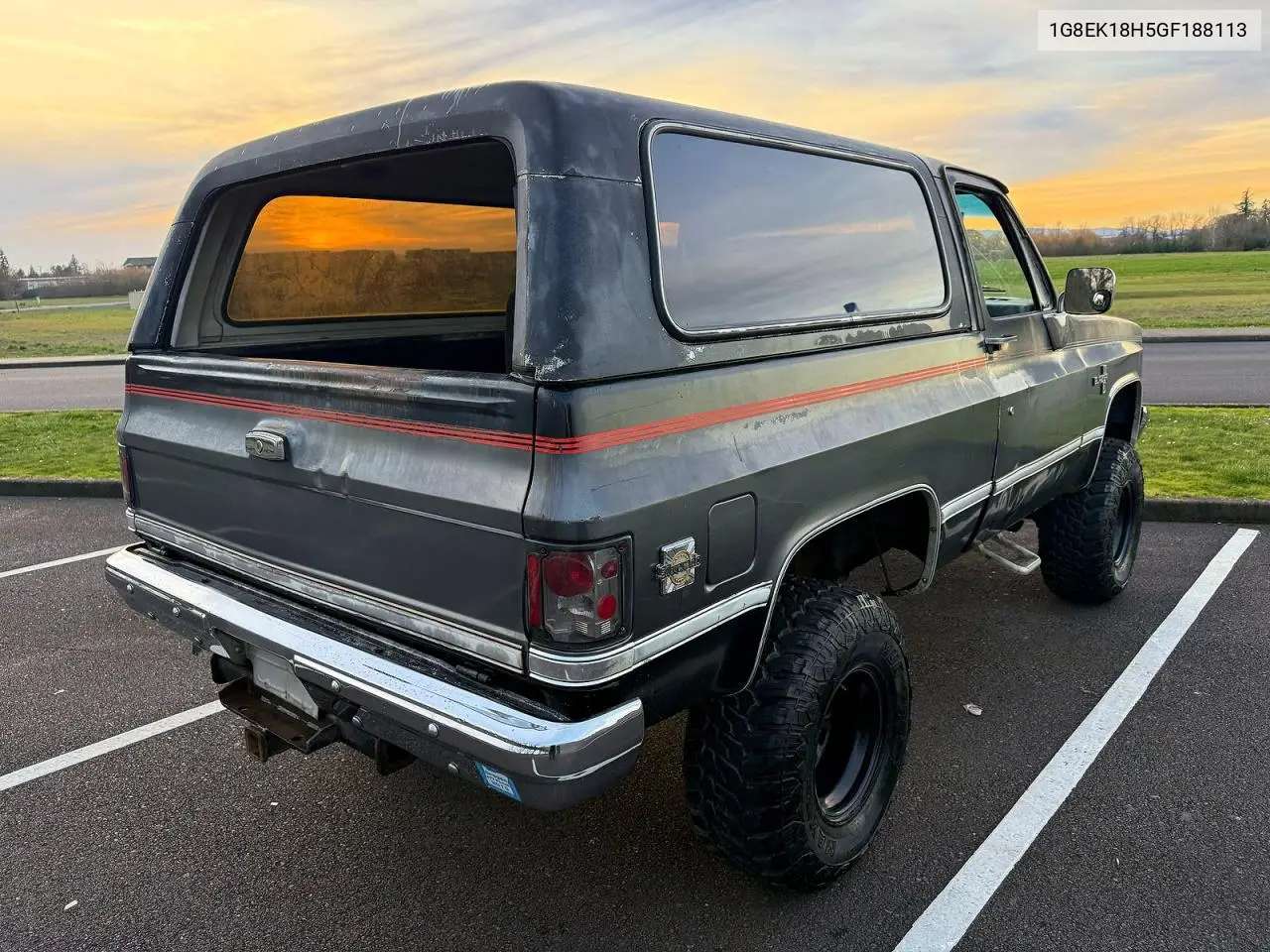 1986 Chevrolet Blazer K10 VIN: 1G8EK18H5GF188113 Lot: 48020296