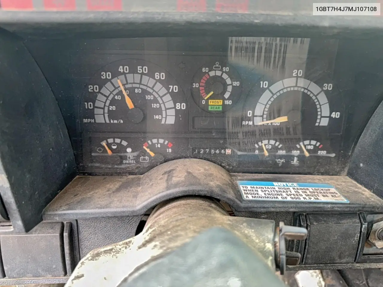1GBT7H4J7MJ107108 1991 Chevrolet Kodiak C7H064