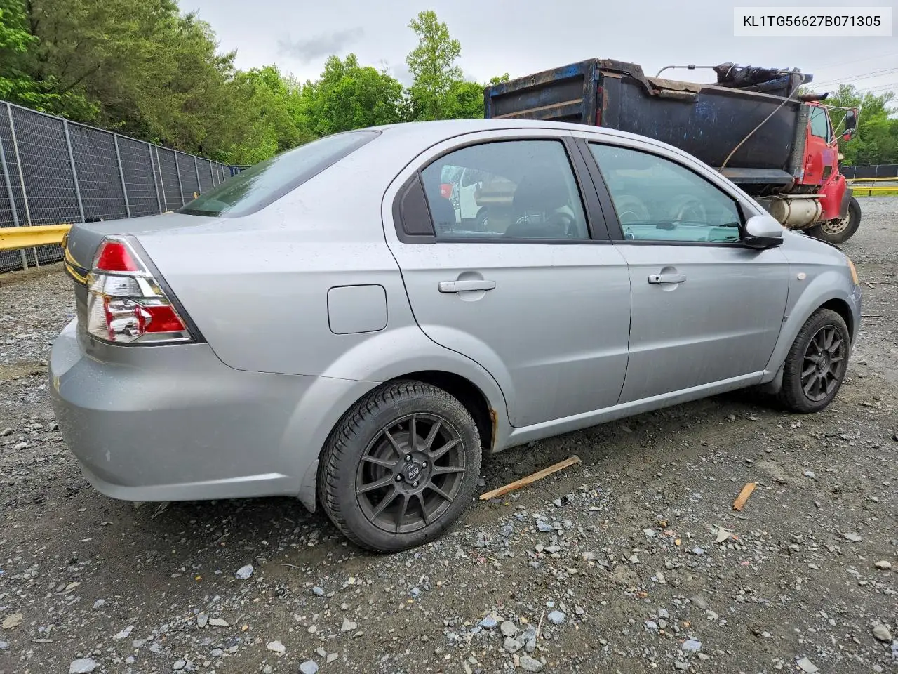 2007 Chevrolet Aveo Lt VIN: KL1TG56627B071305 Lot: 52689086