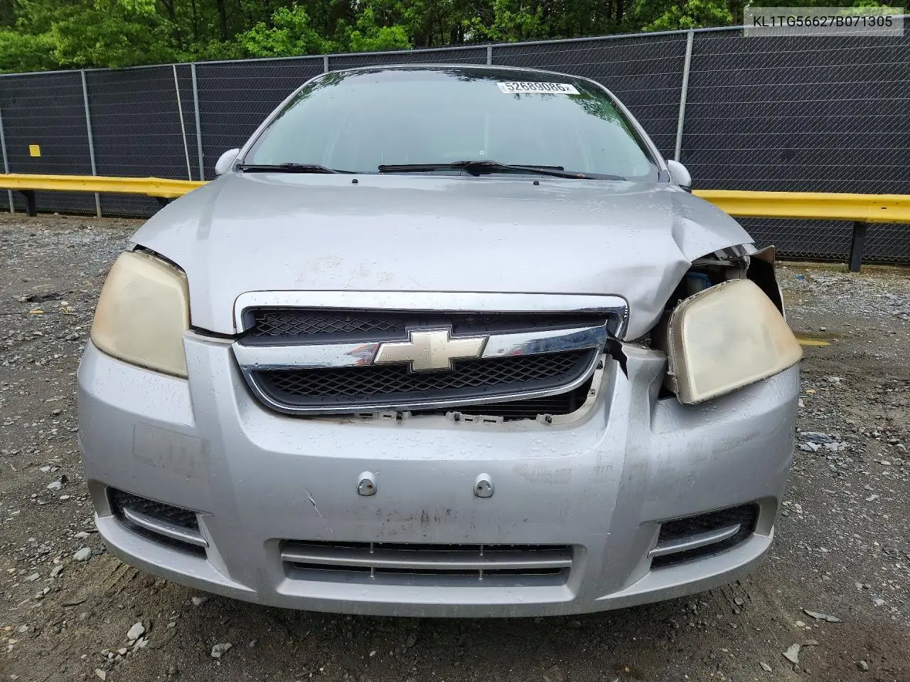 2007 Chevrolet Aveo Lt VIN: KL1TG56627B071305 Lot: 52689086