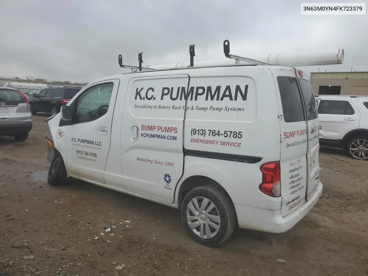 2015 Chevrolet City Express Delivery Van VIN: 3N63M0YN4FK723379 Lot: 90281395