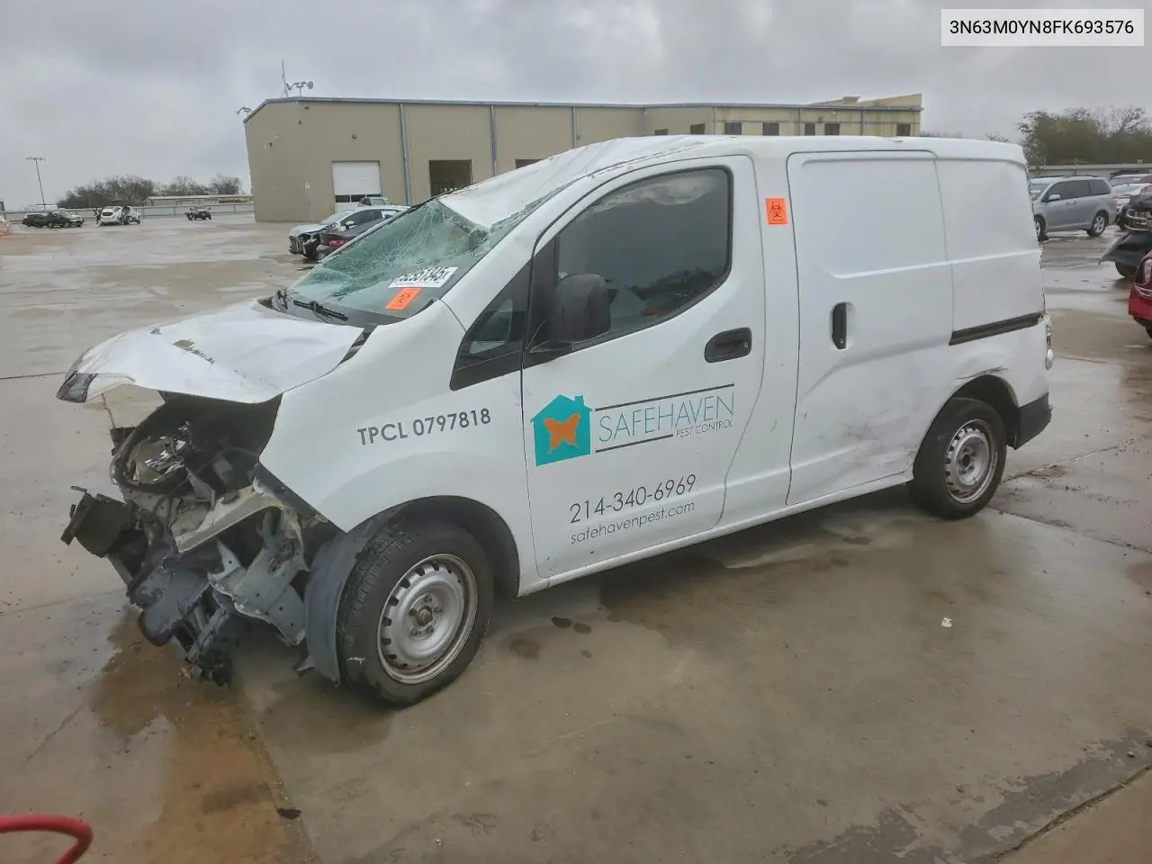 2015 Chevrolet City Express Ls VIN: 3N63M0YN8FK693576 Lot: 92951345