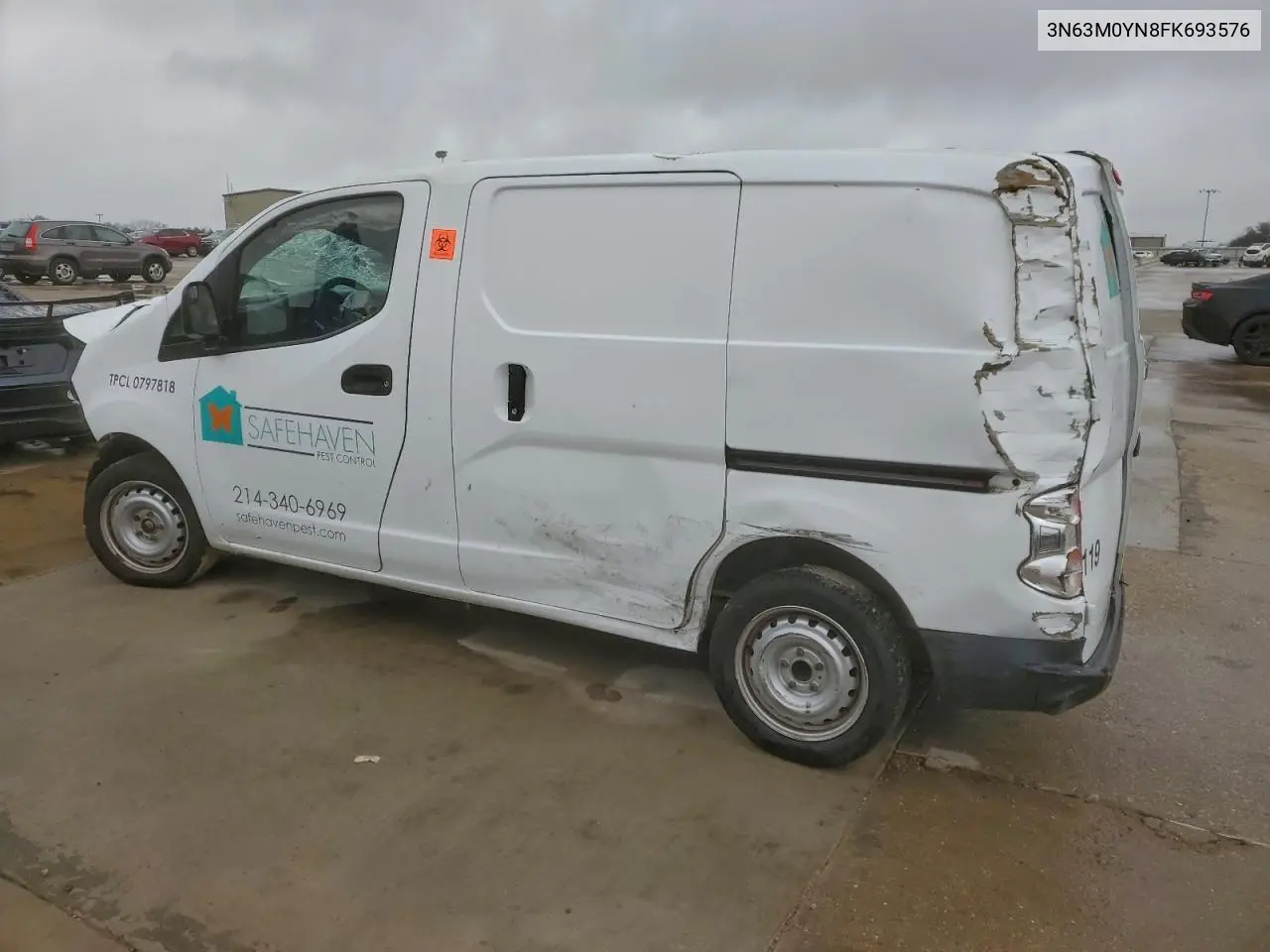 2015 Chevrolet City Express Ls VIN: 3N63M0YN8FK693576 Lot: 92951345