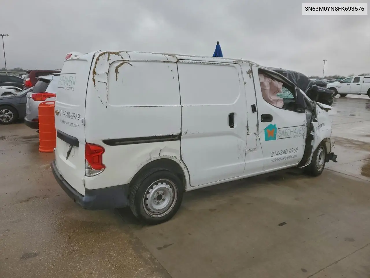 2015 Chevrolet City Express Ls VIN: 3N63M0YN8FK693576 Lot: 92951345