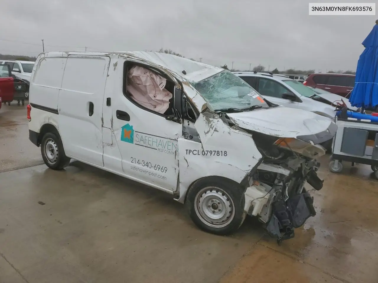 2015 Chevrolet City Express Ls VIN: 3N63M0YN8FK693576 Lot: 92951345