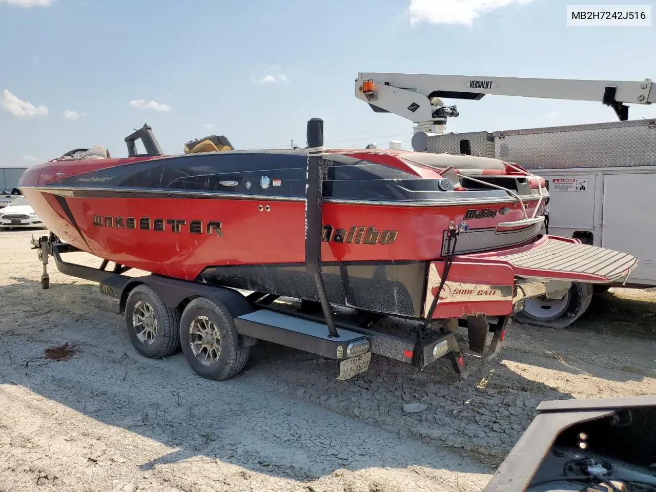 2016 Malibu Boat&Trlr VIN: MB2H7242J516 Lot: 80997055
