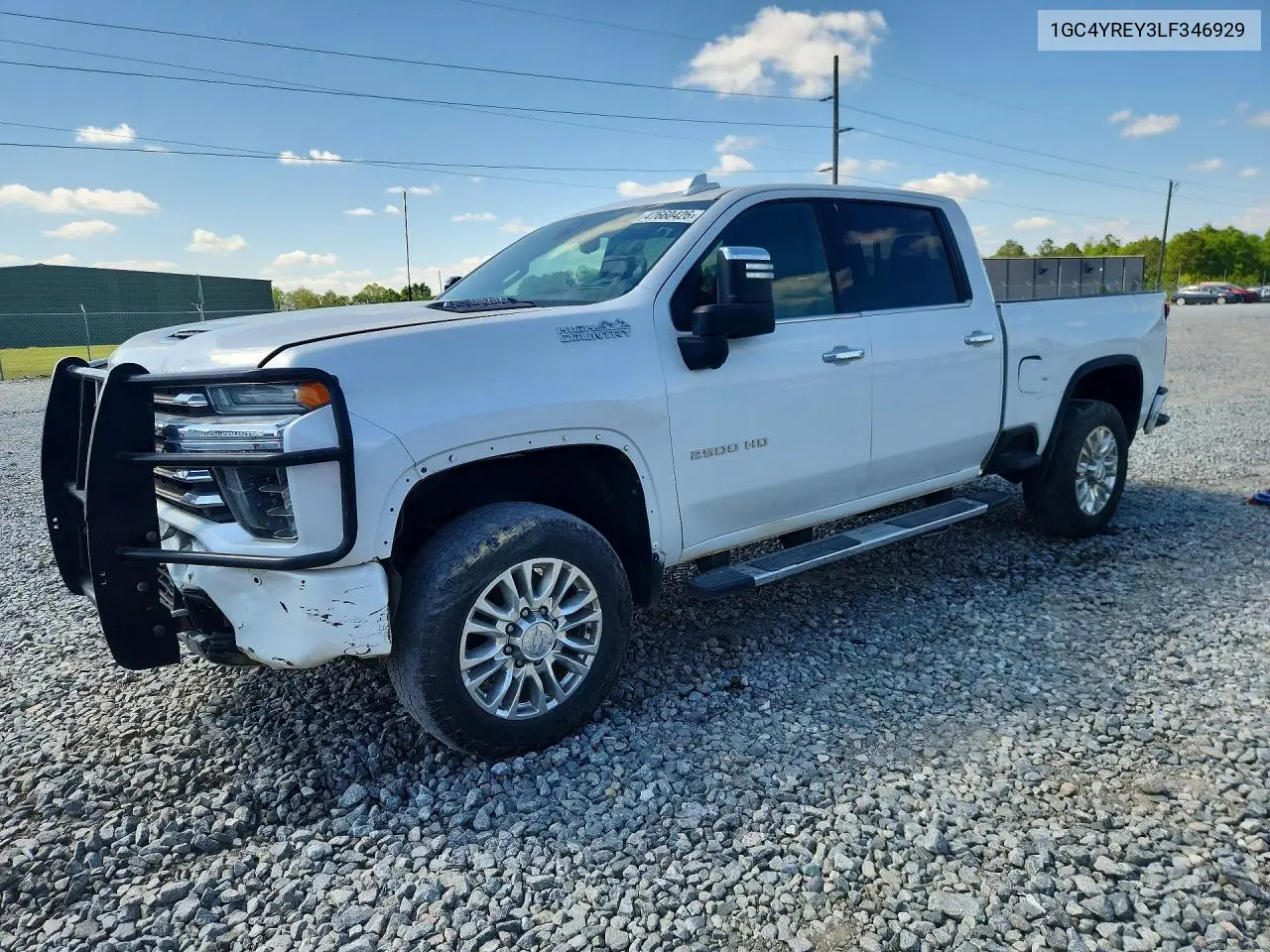 1GC4YREY3LF346929 2020 Chevrolet Silverado K2500 High Country