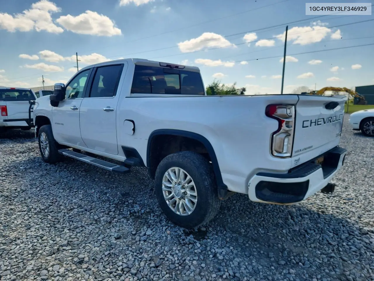 1GC4YREY3LF346929 2020 Chevrolet Silverado K2500 High Country