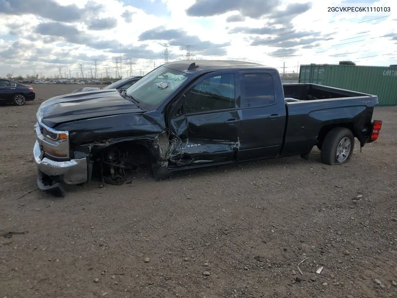 2GCVKPEC6K1110103 2019 Chevrolet Silverado Ld K1500 Lt