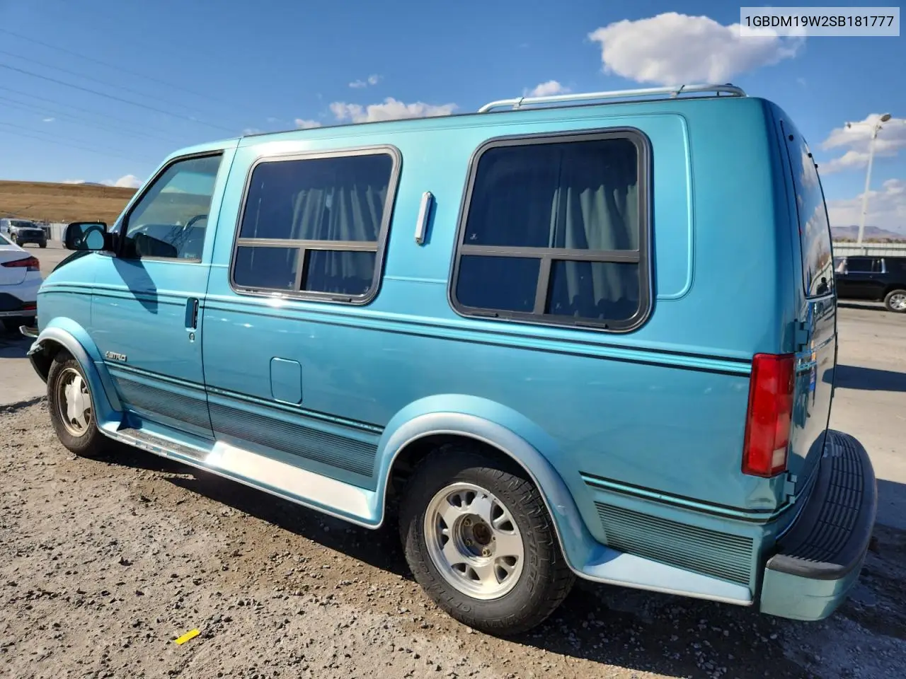 1GBDM19W2SB181777 1995 Chevrolet Astro