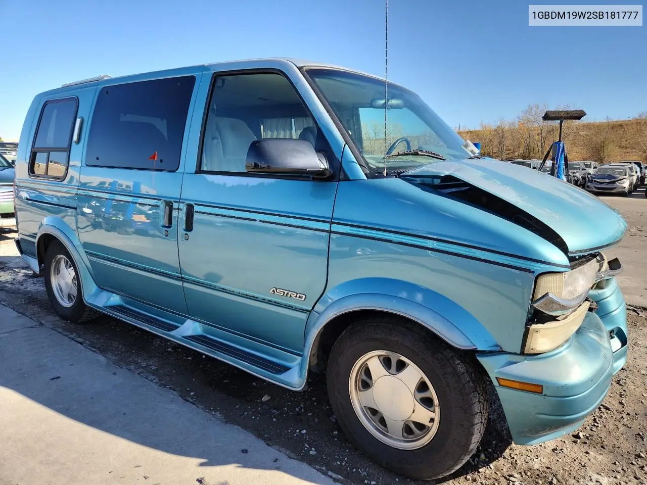 1GBDM19W2SB181777 1995 Chevrolet Astro
