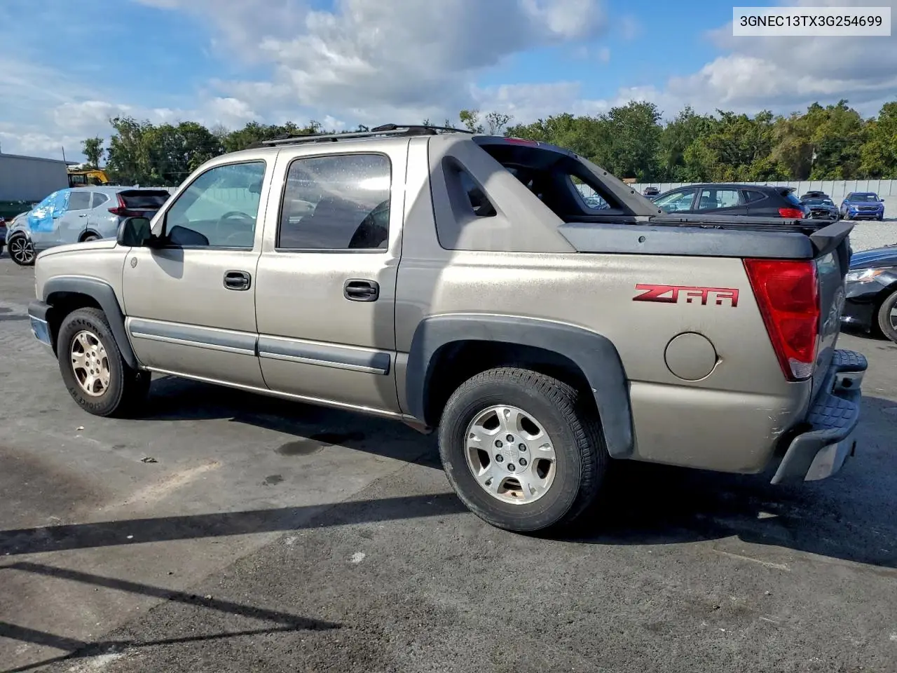 3GNEC13TX3G254699 2003 Chevrolet Avalanche C1500
