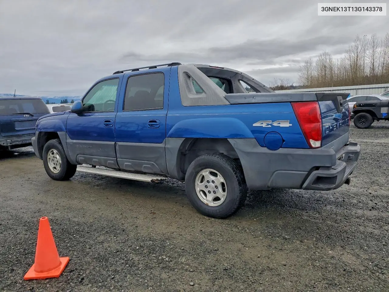 3GNEK13T13G143378 2003 Chevrolet Avalanche K1500