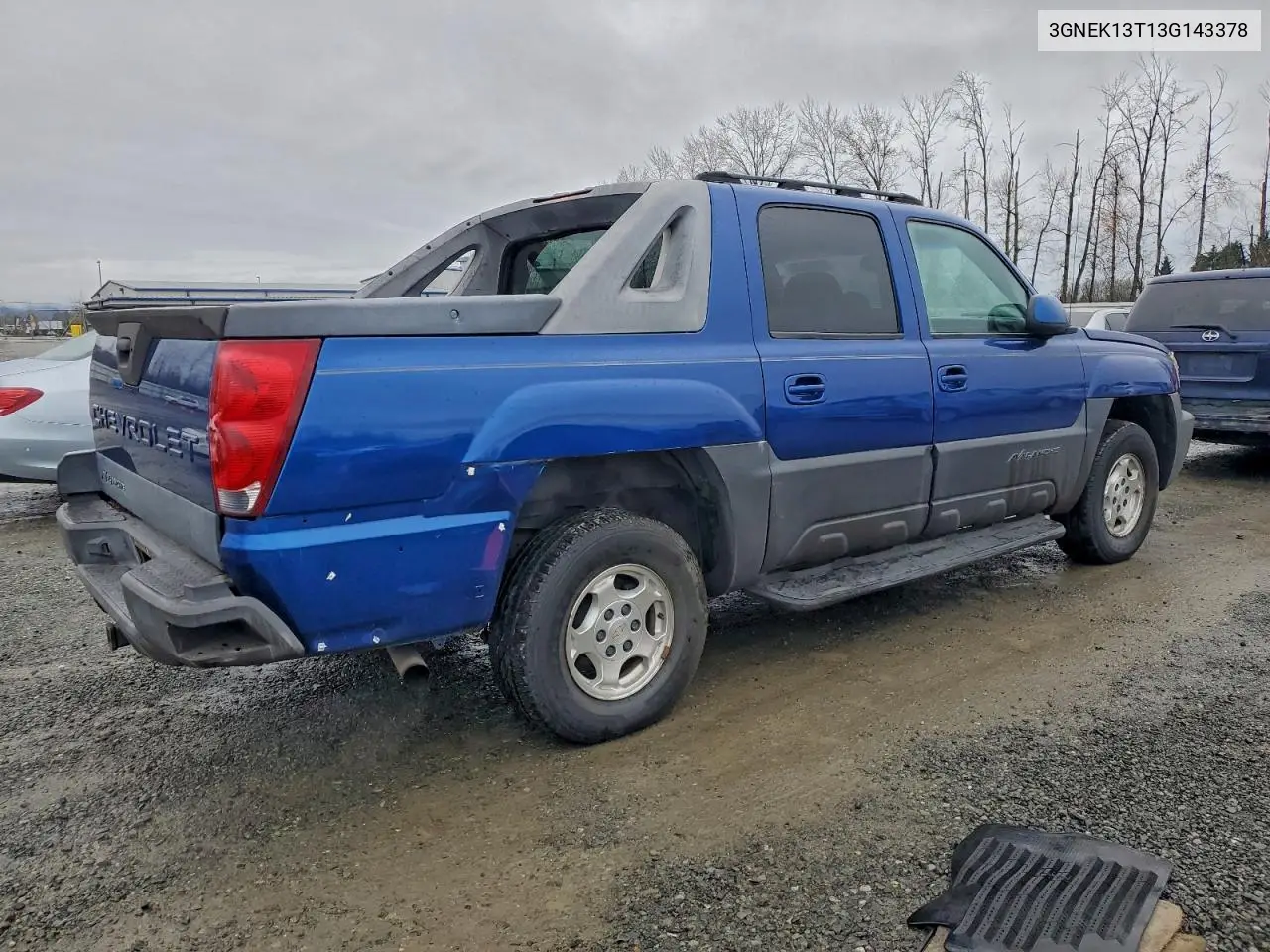 3GNEK13T13G143378 2003 Chevrolet Avalanche K1500