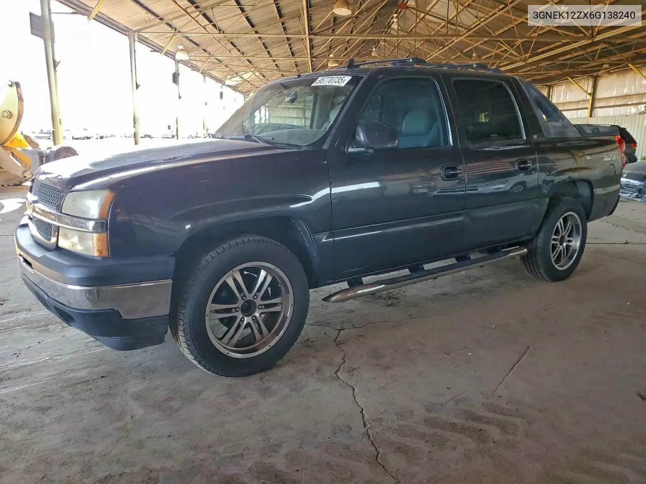 3GNEK12ZX6G138240 2006 Chevrolet Avalanche K1500