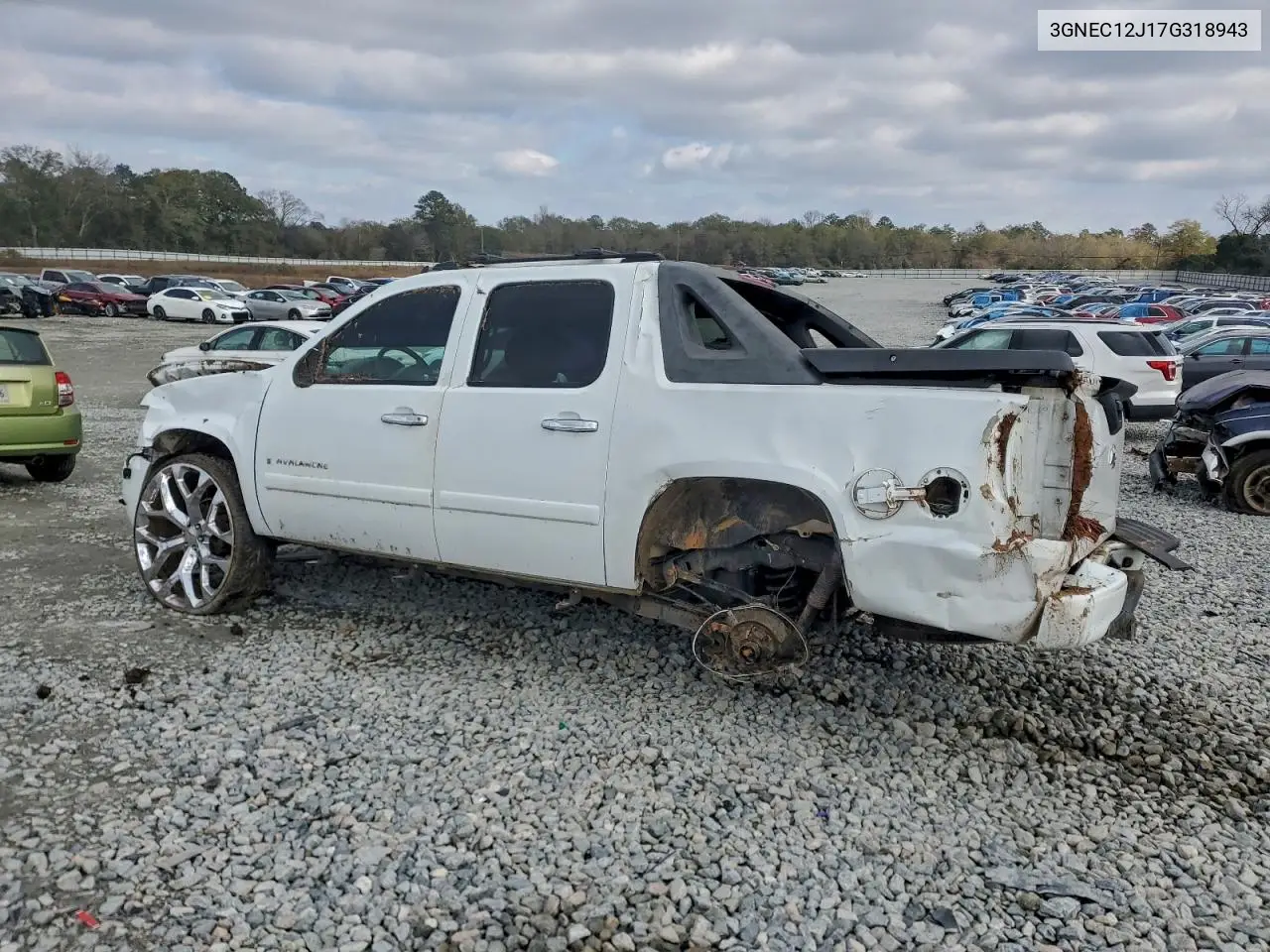 3GNEC12J17G318943 2007 Chevrolet Avalanche C1500