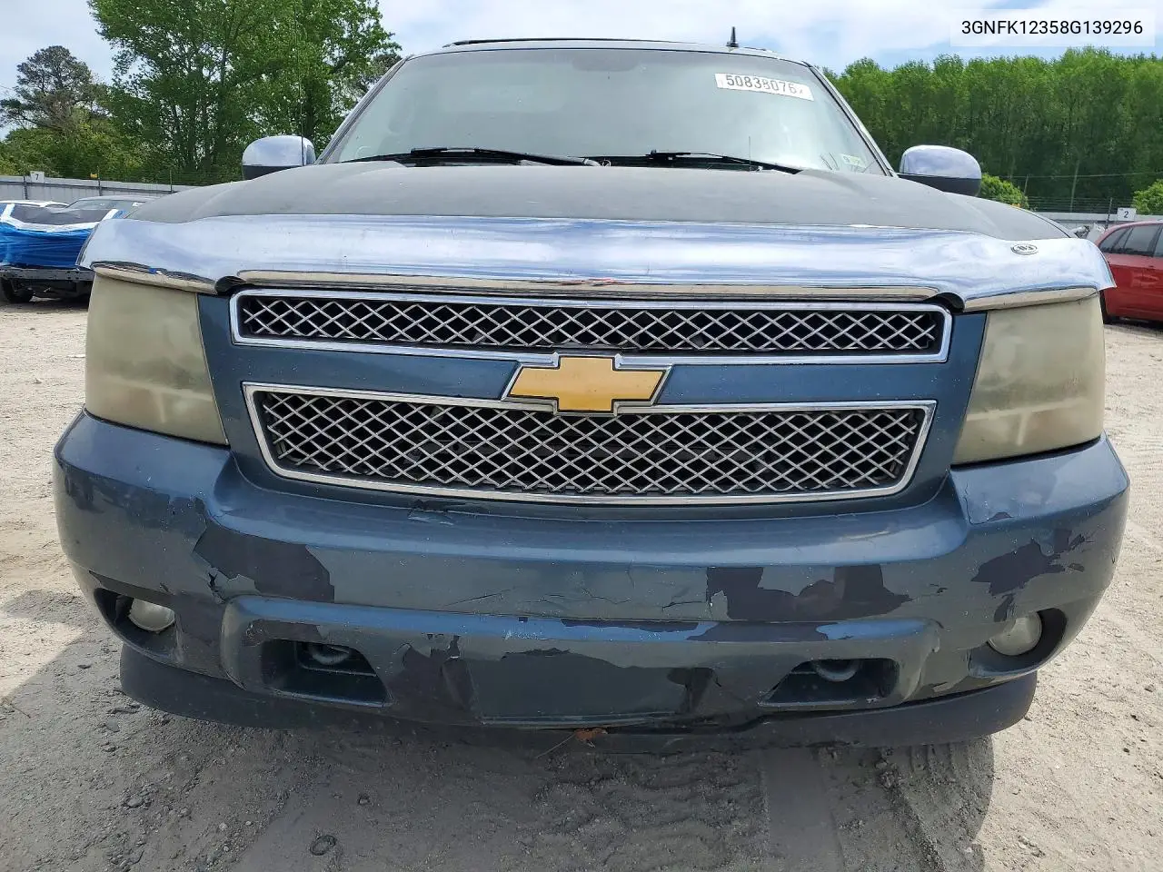 2008 Chevrolet Avalanche K1500 VIN: 3GNFK12358G139296 Lot: 50838076