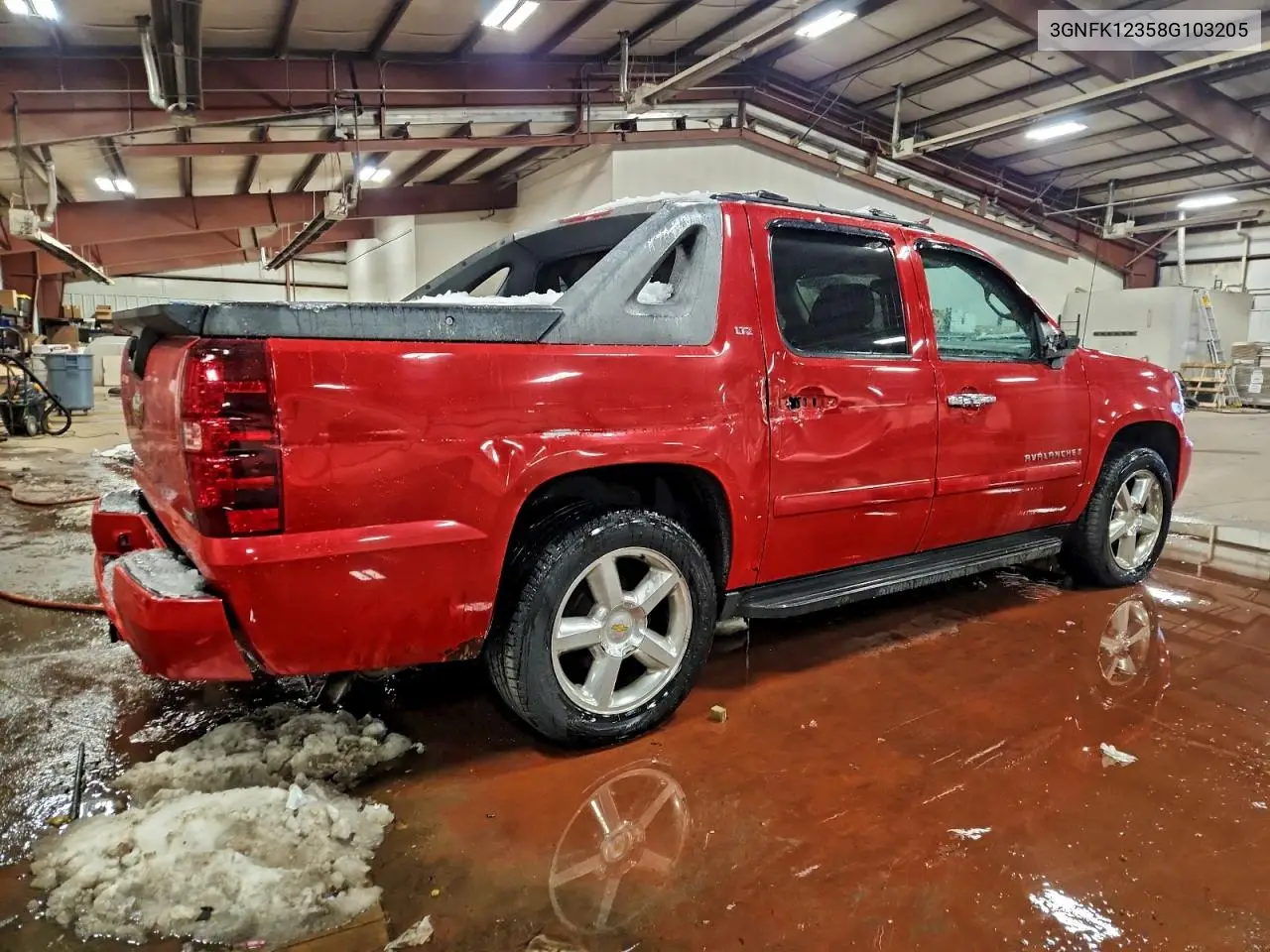 3GNFK12358G103205 2008 Chevrolet Avalanche K1500
