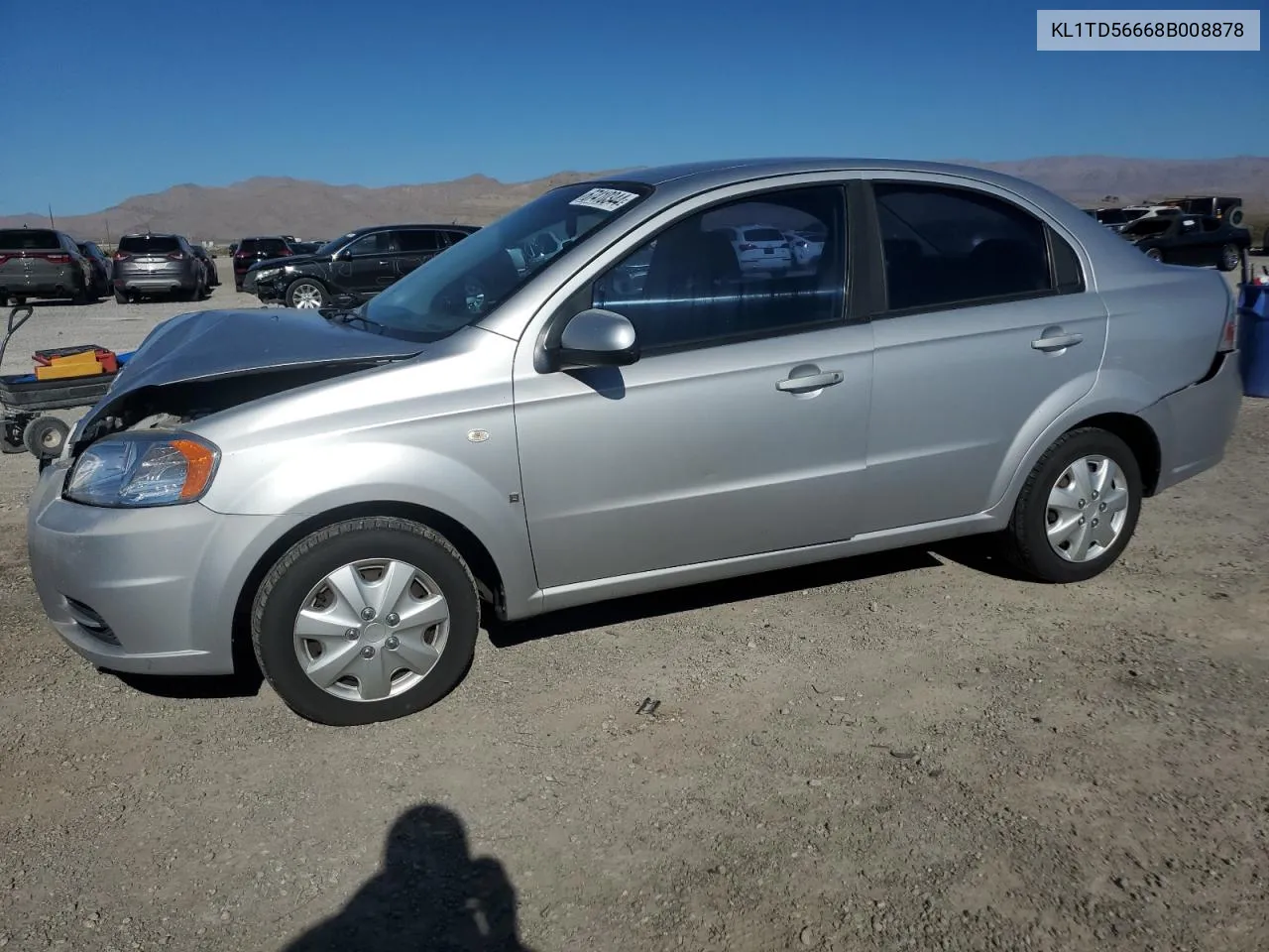 2008 Chevrolet Aveo Base VIN: KL1TD56668B008878 Lot: 67410344