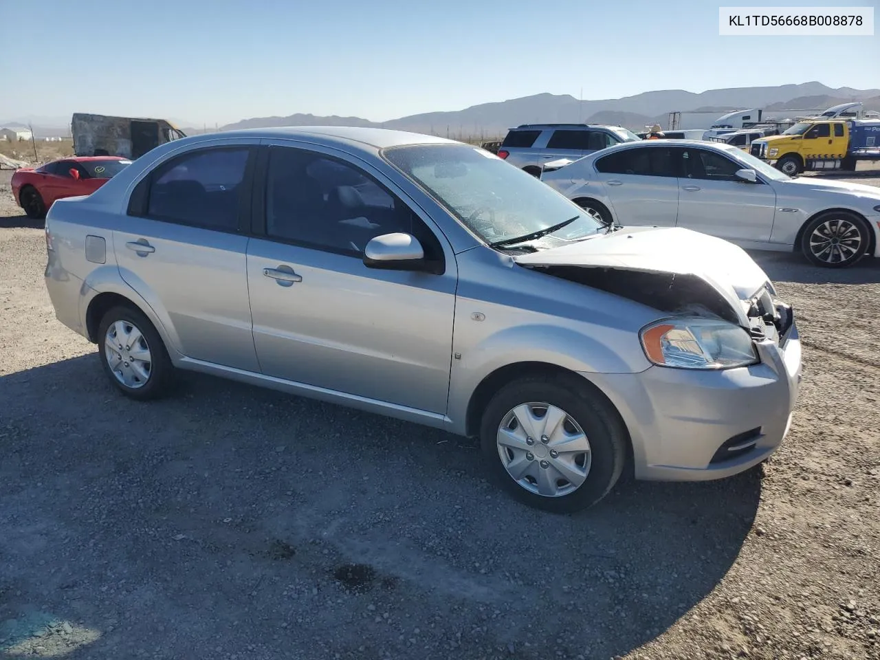 2008 Chevrolet Aveo Base VIN: KL1TD56668B008878 Lot: 67410344