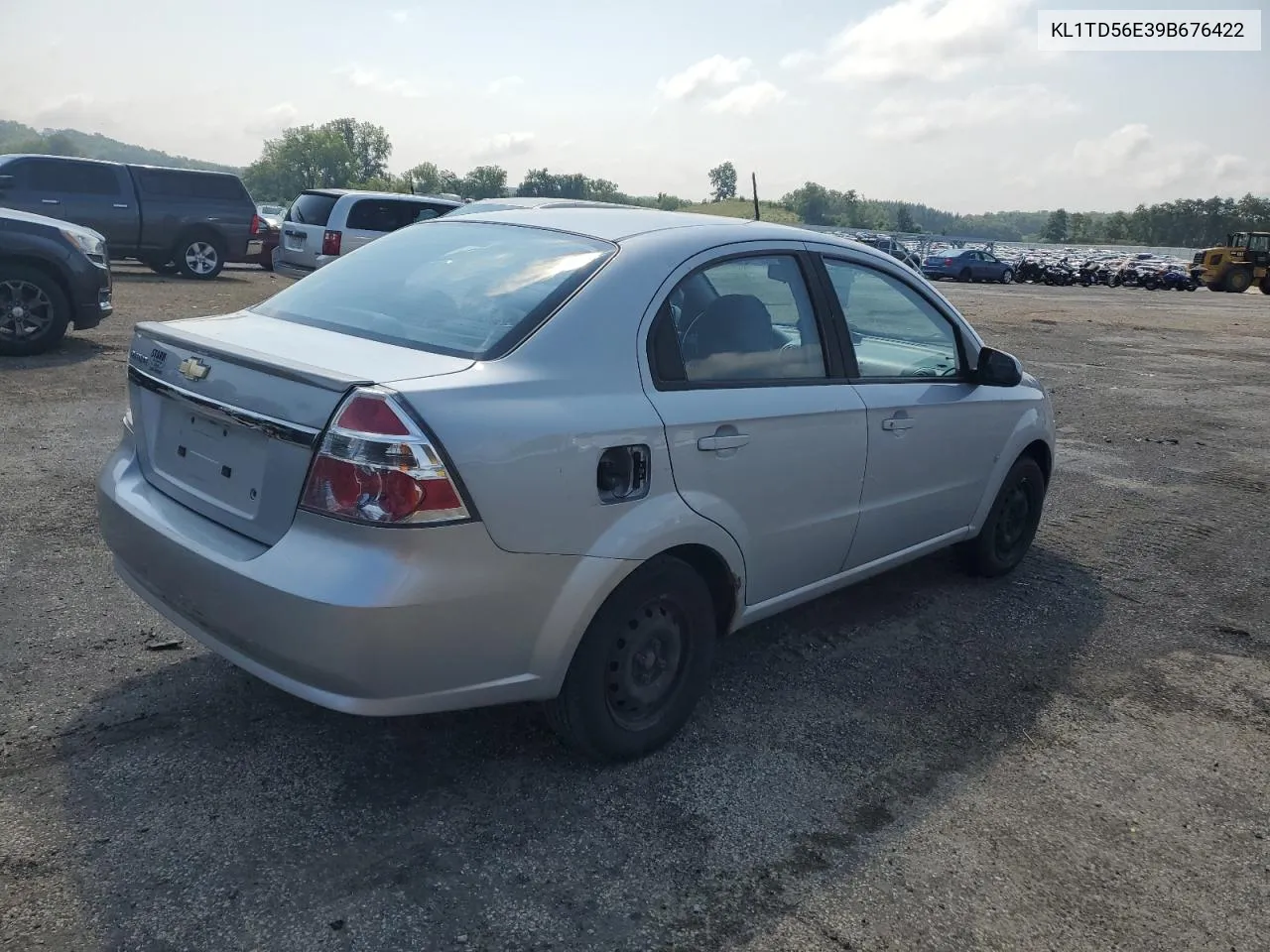 2009 Chevrolet Aveo Ls VIN: KL1TD56E39B676422 Lot: 65548034