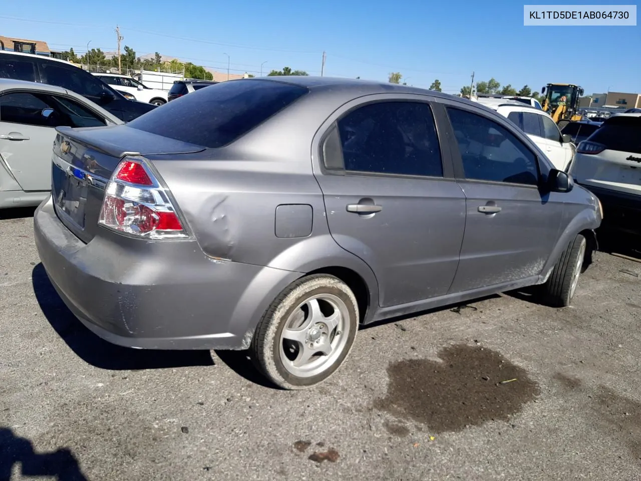 2010 Chevrolet Aveo Ls VIN: KL1TD5DE1AB064730 Lot: 62915844