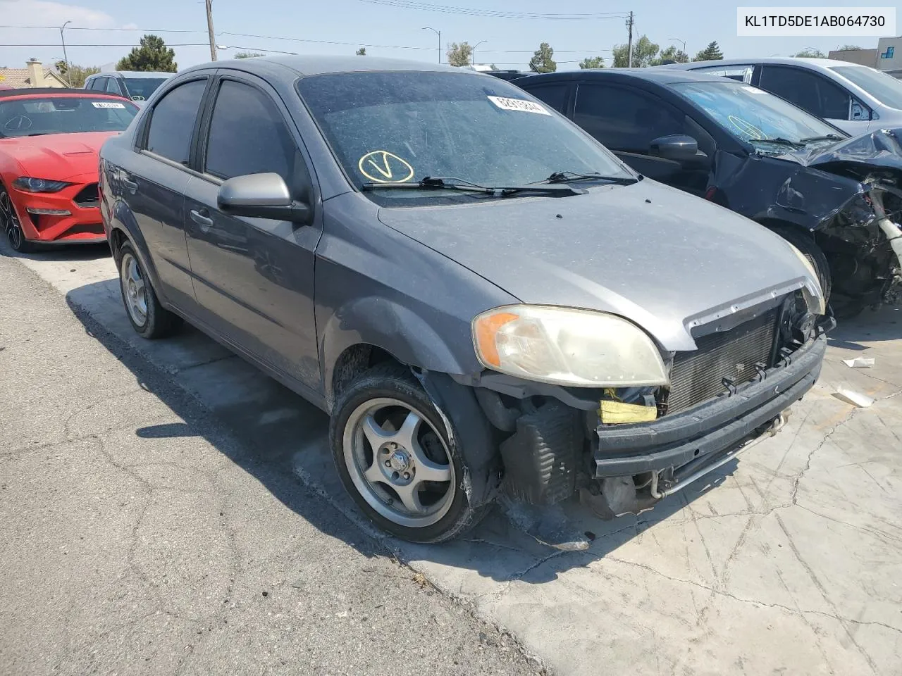 2010 Chevrolet Aveo Ls VIN: KL1TD5DE1AB064730 Lot: 62915844