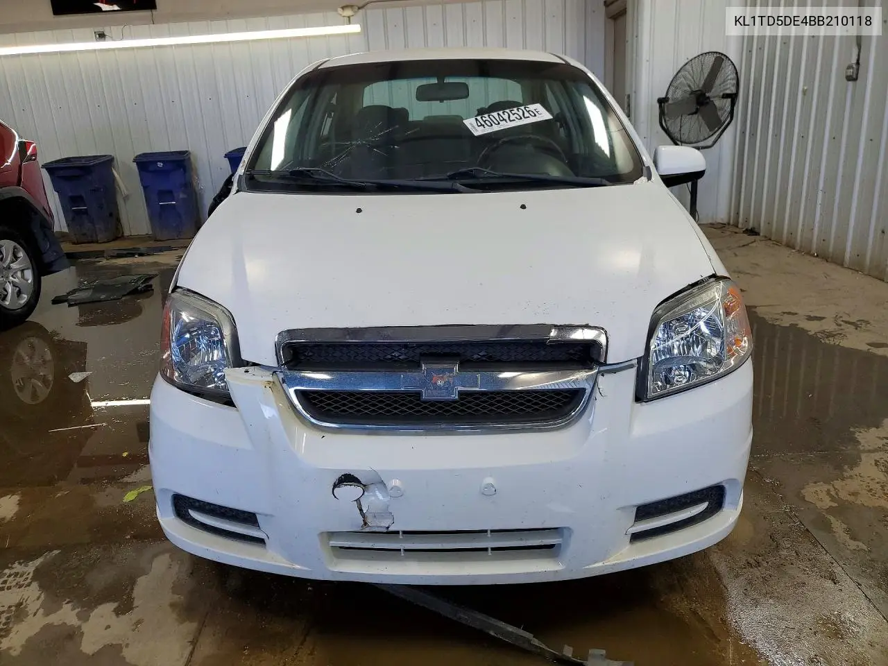 2011 Chevrolet Aveo Ls VIN: KL1TD5DE4BB210118 Lot: 46042526