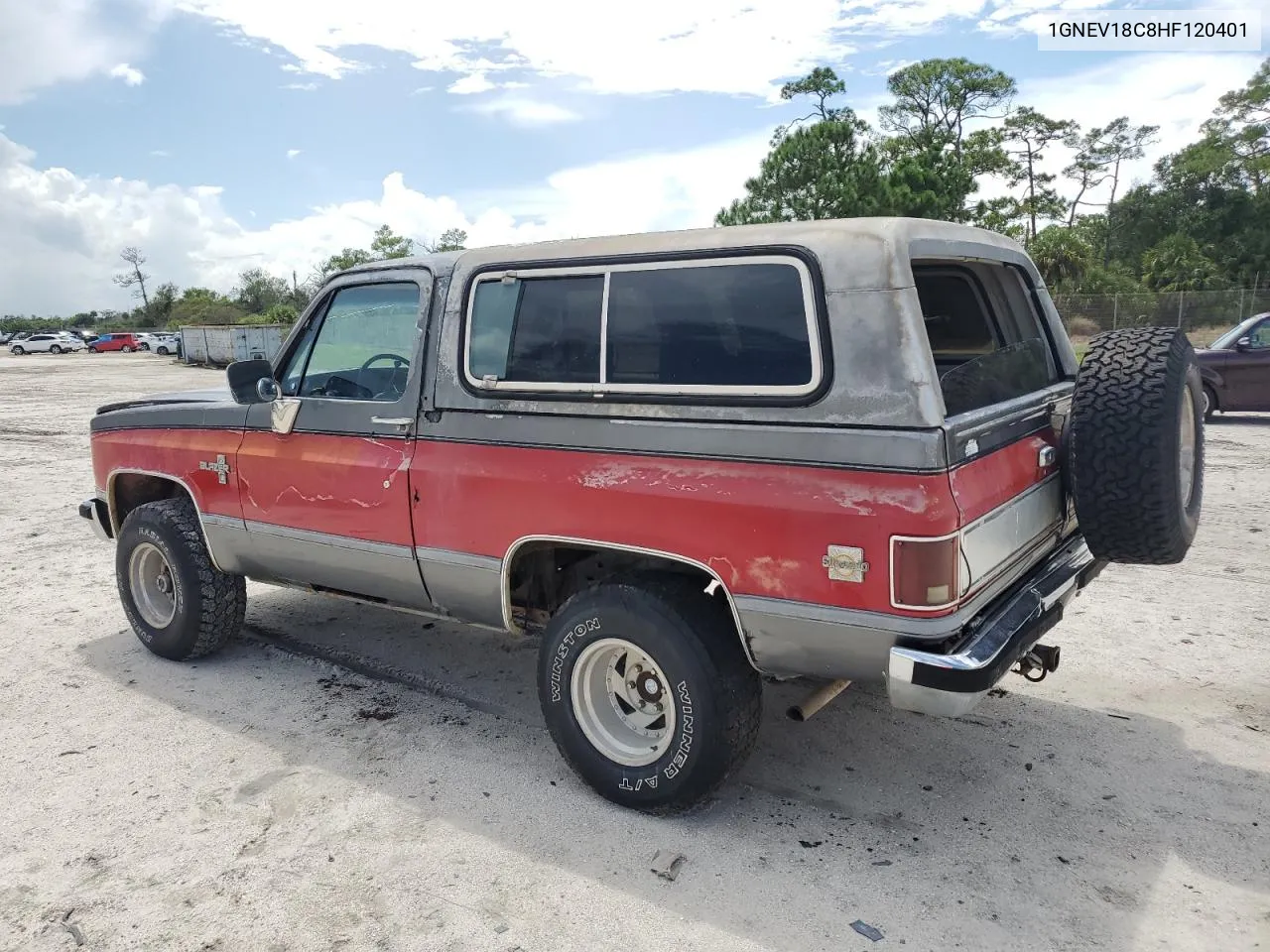 1GNEV18C8HF120401 1987 Chevrolet Blazer V10