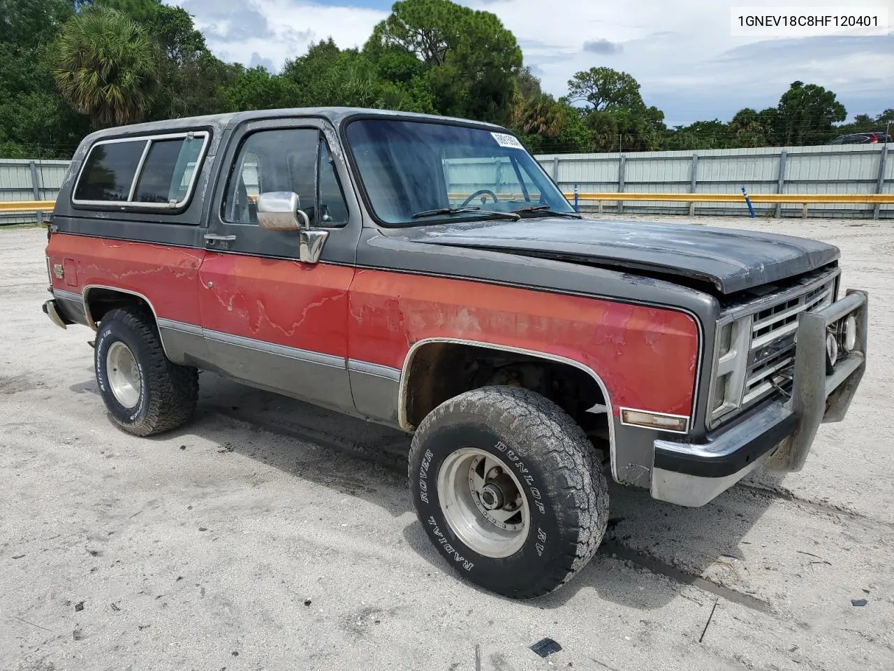 1987 Chevrolet Blazer V10 VIN: 1GNEV18C8HF120401 Lot: 68915934