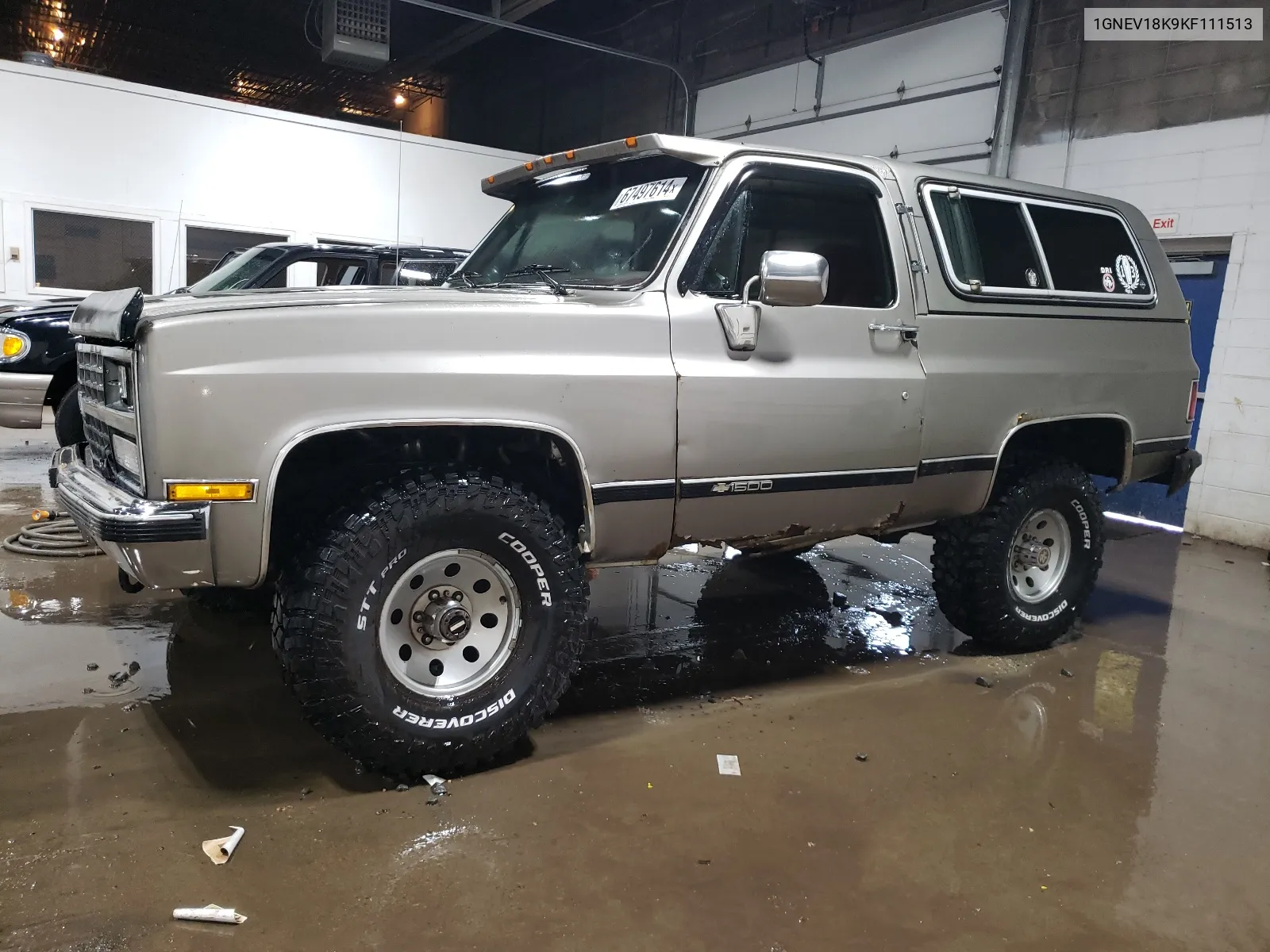 1989 Chevrolet Blazer V10 VIN: 1GNEV18K9KF111513 Lot: 67497614