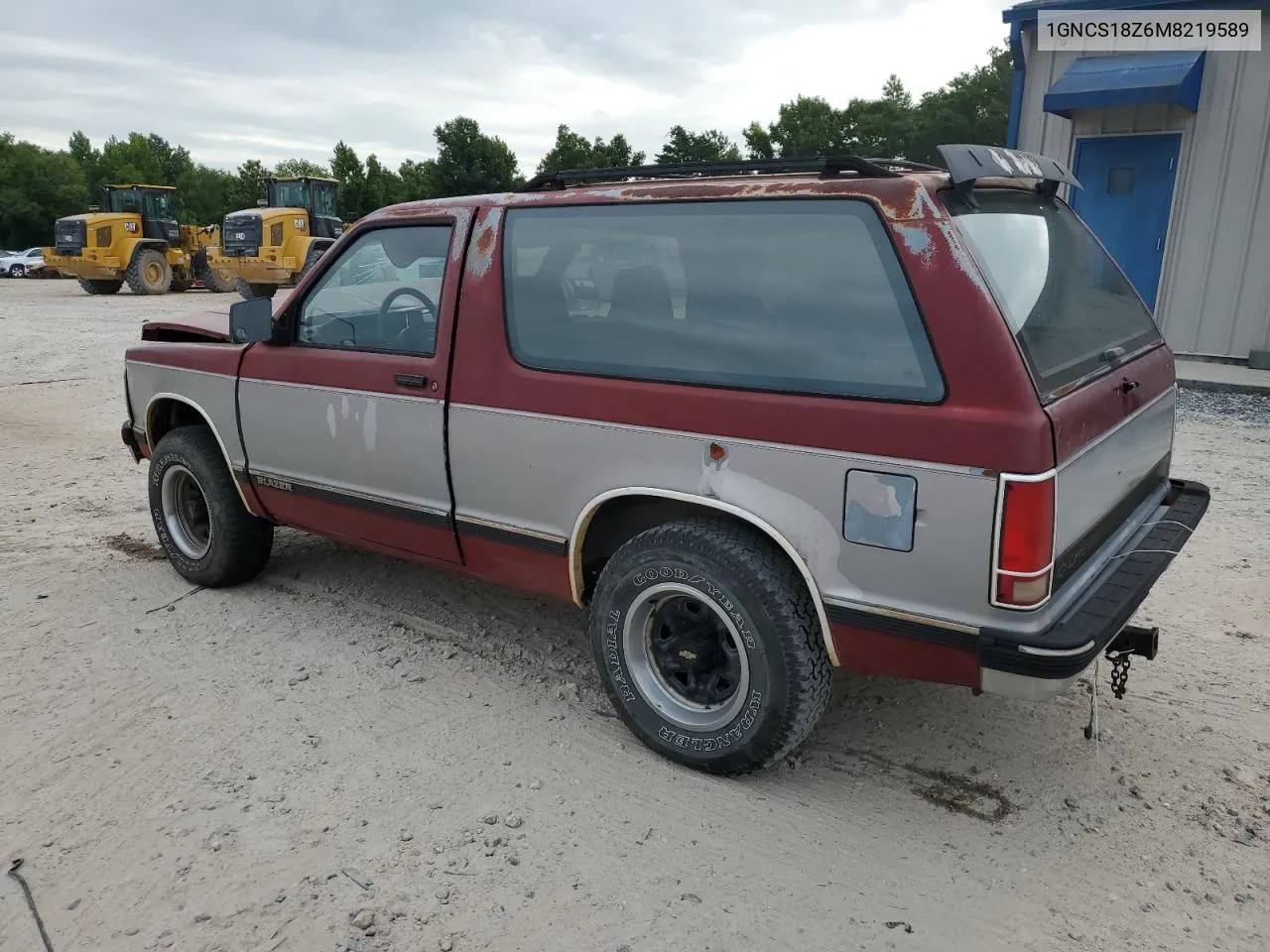 1991 Chevrolet Blazer S10 VIN: 1GNCS18Z6M8219589 Lot: 59825394