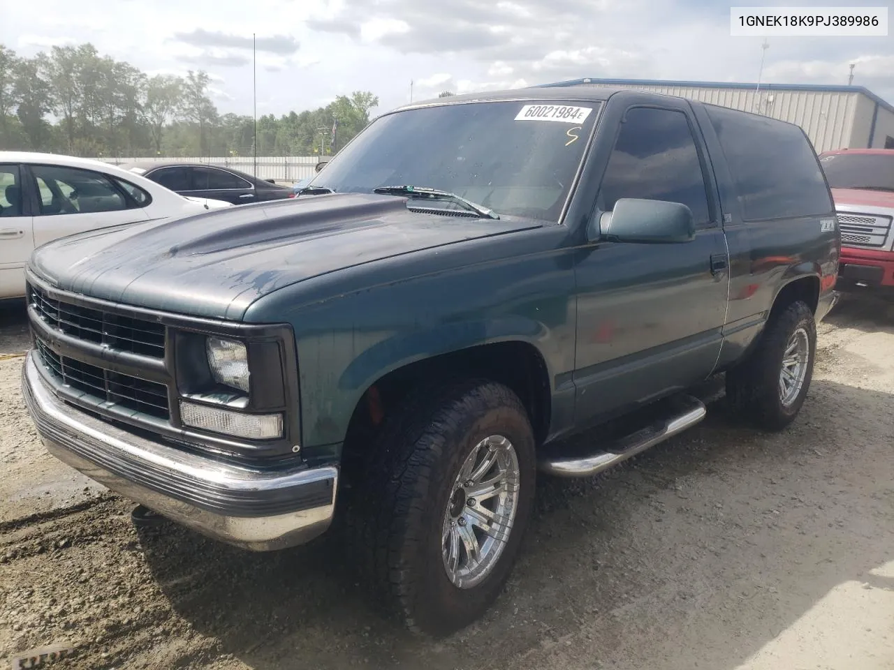 1993 Chevrolet Blazer K1500 VIN: 1GNEK18K9PJ389986 Lot: 60021984