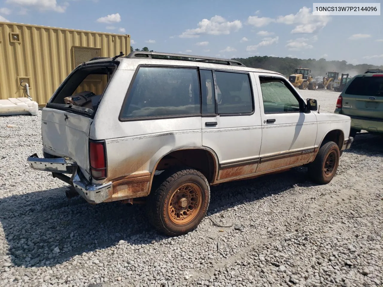 1993 Chevrolet Blazer S10 VIN: 1GNCS13W7P2144096 Lot: 66123774