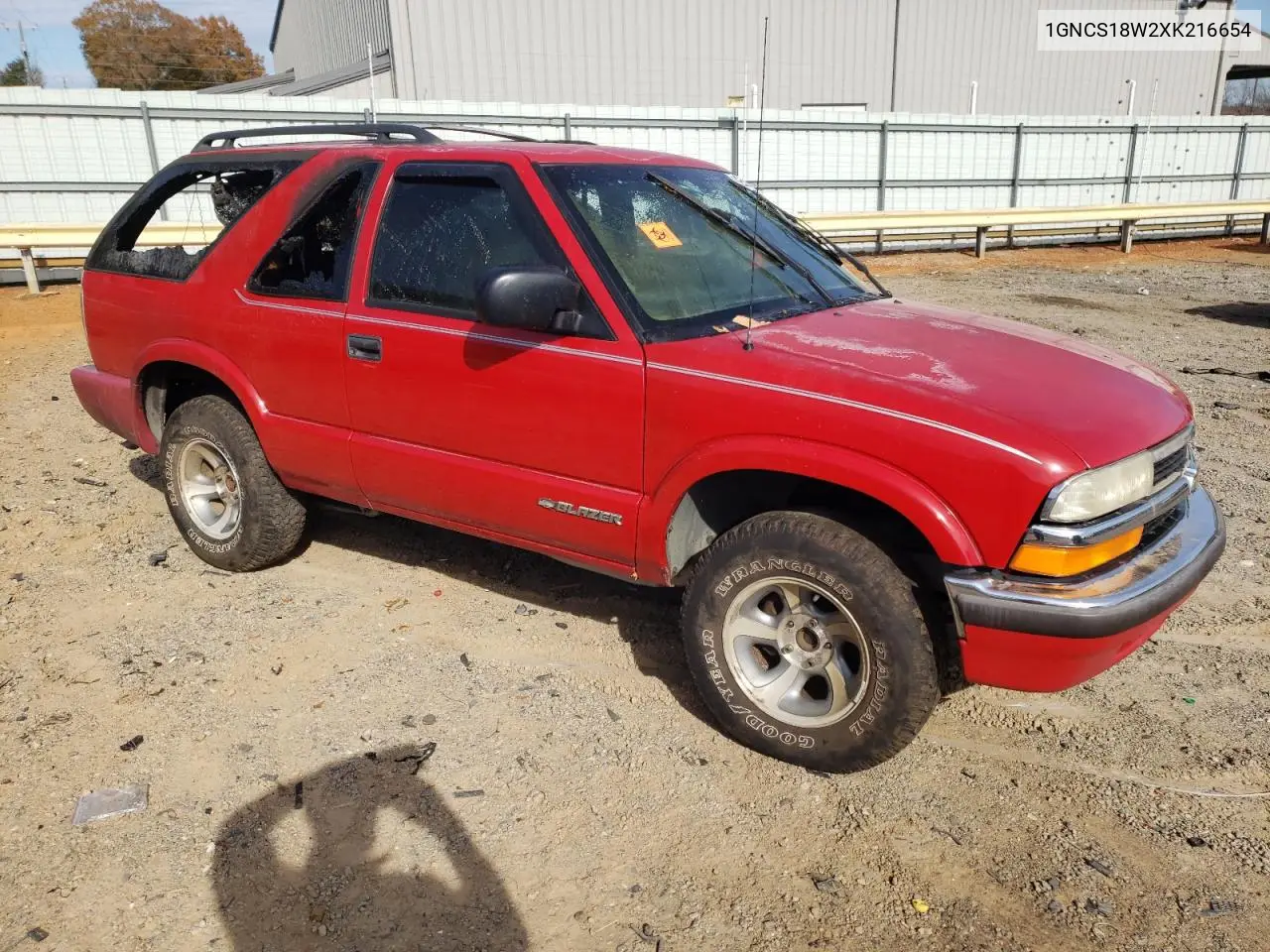 1GNCS18W2XK216654 1999 Chevrolet Blazer