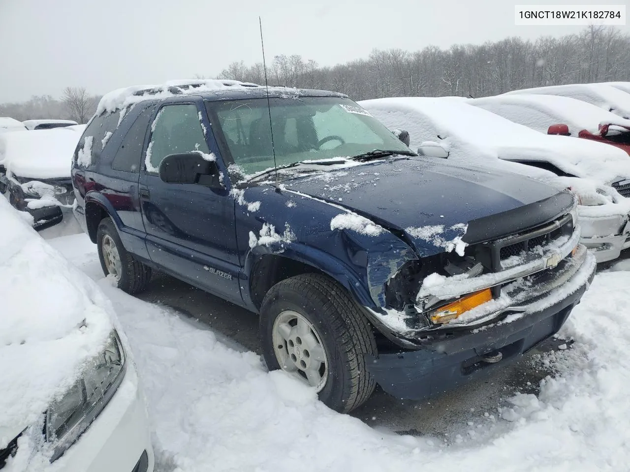 2001 Chevrolet Blazer VIN: 1GNCT18W21K182784 Lot: 39400494