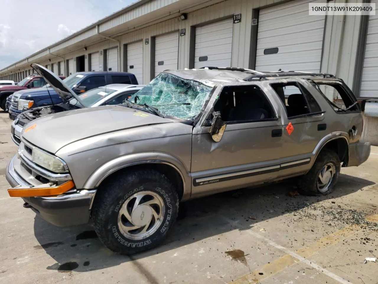 1GNDT13W91K209409 2001 Chevrolet Blazer