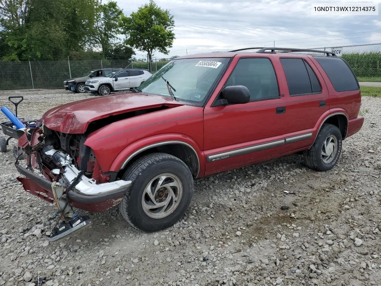 2001 Chevrolet Blazer VIN: 1GNDT13WX12214375 Lot: 65585804