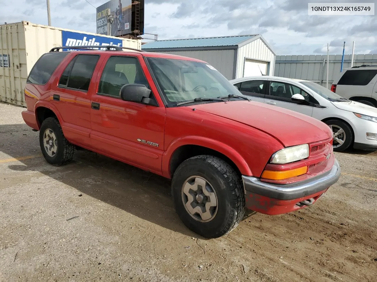 2004 Chevrolet Blazer VIN: 1GNDT13X24K165749 Lot: 59534814