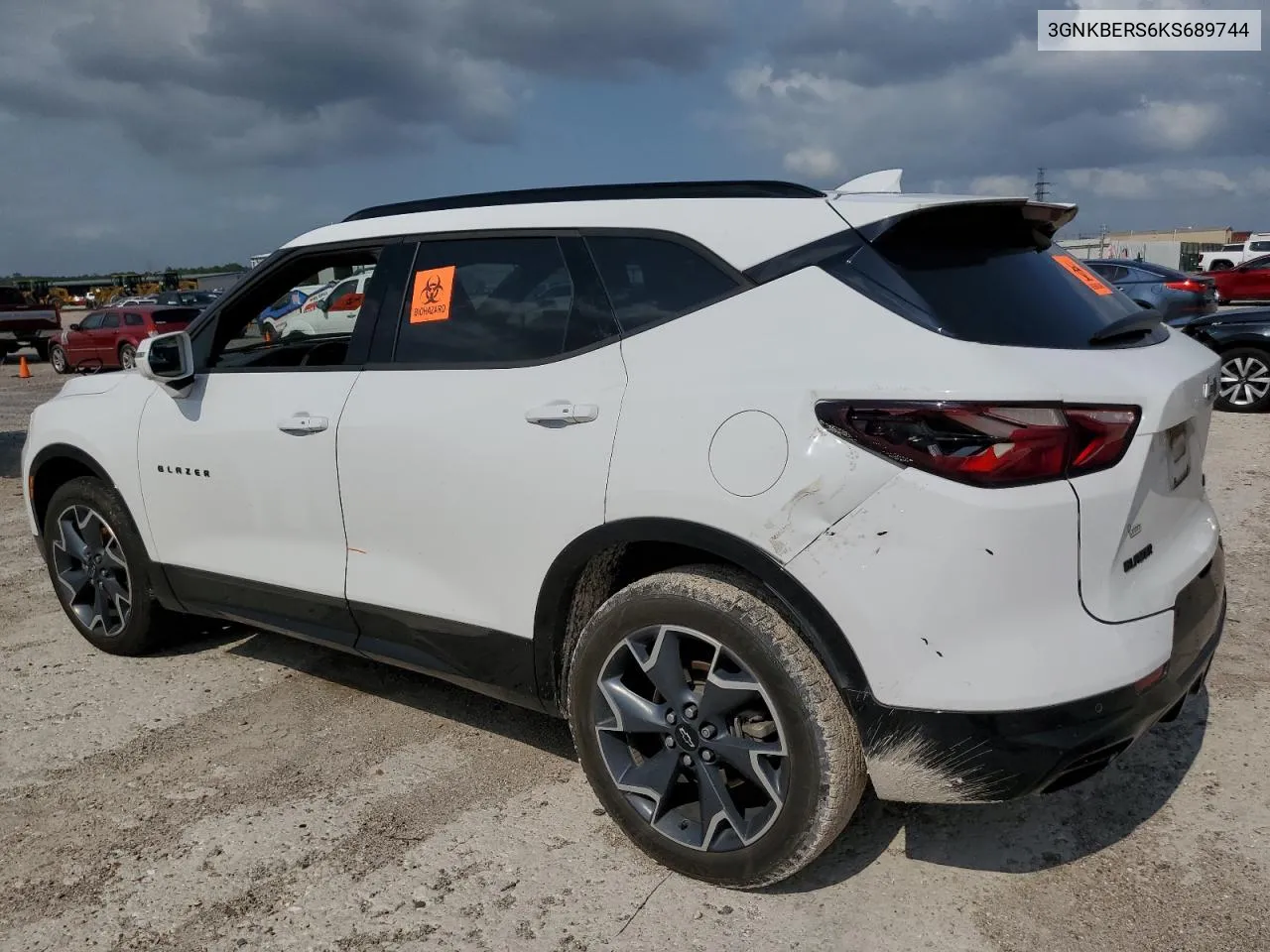 2019 Chevrolet Blazer Rs VIN: 3GNKBERS6KS689744 Lot: 53908714