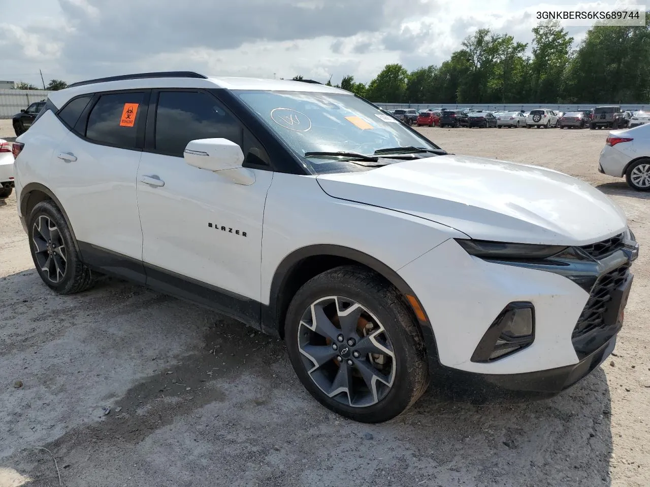 2019 Chevrolet Blazer Rs VIN: 3GNKBERS6KS689744 Lot: 53908714