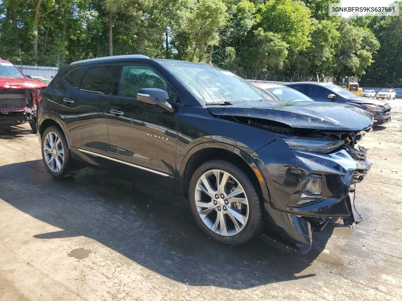 2019 Chevrolet Blazer Premier VIN: 3GNKBFRS9KS637661 Lot: 58062724