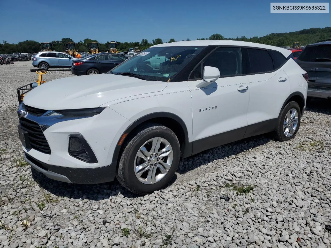 2019 Chevrolet Blazer 2Lt VIN: 3GNKBCRS9KS685322 Lot: 58621694